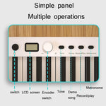 Tastiera per pianoforte elettronico portatile pieghevole Wersi a 88 tasti per pianoforte per principianti, spina CN, USB White, USB Black