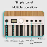 Tastiera per pianoforte elettronico portatile pieghevole Wersi a 88 tasti per pianoforte per principianti, spina CN, USB White, USB Black