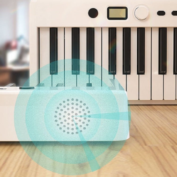 Tastiera per pianoforte elettronico portatile pieghevole Wersi a 88 tasti per pianoforte per principianti, spina CN, USB White, USB Black