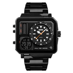 SKMEI 1392 Orologio sportivo da esterno multifunzione Orologio elettronico impermeabile con doppio display da lavoro