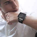 SKMEI 1392 Orologio sportivo da esterno multifunzione Orologio elettronico impermeabile con doppio display da lavoro