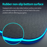 Tappetino per mouse con ricarica wireless RGB01 da 10 W Tappetino per mouse luminoso RGB, dimensioni: 810 x 310 x 4 mm
