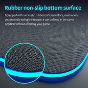 Tappetino per mouse con ricarica wireless RGB01 da 10 W Tappetino per mouse luminoso RGB, dimensioni: 810 x 310 x 4 mm