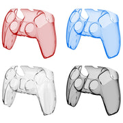 KJH PS5-002 Controller di gioco Crystal Shell Controller wireless Custodia protettiva Shell PC Guscio rigido protettivo trasparente per PS5