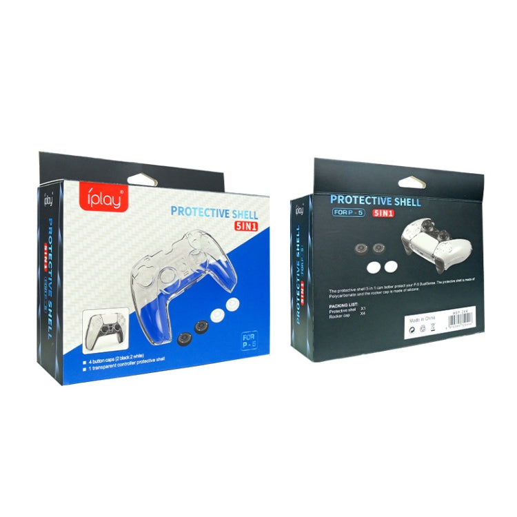 Custodia rigida trasparente per controller PS5