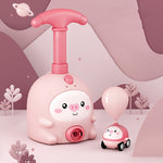 Giocattolo educativo per scooter con palloncino per auto alimentato ad aria compressa per bambini, Pink Piggy (1 Car 6 Balloons), Pink Piggy (2 Cars 6 Balloons), Pink Piggy(1 Car 6 Balloons+Flying), Pink Piggy(2 Cars 6 Balloons+Flying)                 ...