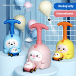 Giocattolo educativo per scooter con palloncino per auto alimentato ad aria compressa per bambini, Pink Piggy (1 Car 6 Balloons), Pink Piggy (2 Cars 6 Balloons), Pink Piggy(1 Car 6 Balloons+Flying), Pink Piggy(2 Cars 6 Balloons+Flying)                 ...