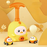 Giocattolo educativo per scooter con palloncino per auto alimentato ad aria compressa per bambini, Pink Piggy (1 Car 6 Balloons), Pink Piggy (2 Cars 6 Balloons), Pink Piggy(1 Car 6 Balloons+Flying), Pink Piggy(2 Cars 6 Balloons+Flying)                 ...