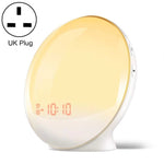 Sveglia elettronica ad attivazione vocale Alexa Sveglia all'alba Luce notturna Supporto Controllo APP intelligente,, EU Plug, US Plug, UK Plug