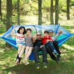 Zanzariera da esterno per 1-2 persone, paracadute, amaca, campeggio, letto sospeso, altalena, sedia doppia portatile, 260 x 140 cm, 260x140cm Blue Grey, 260x140cm Pink, 260x140cm Pink Blue, 260x140cm Green, 260x140cm Yelliw Green, 260x140cm Dark Blue  ...