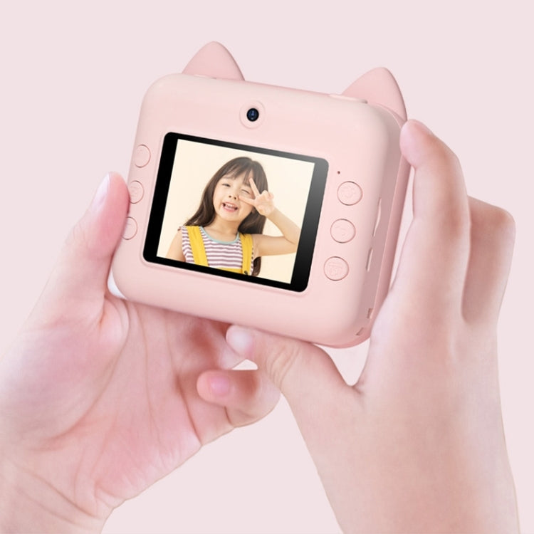 P1 Nessuna scheda Fotocamera istantanea per bambini 1200W Mini fotocamera digitale fotografica con doppia lente anteriore e posteriore (dinosauro verde), Green Dinosaur No Card, Pink Cat No Card, Green Dinosaur 16GB, Pink Cat 16GB, Green Dinosaur 32GB�...