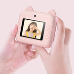 Mini fotocamera digitale per bambini con doppia lente 1200W
