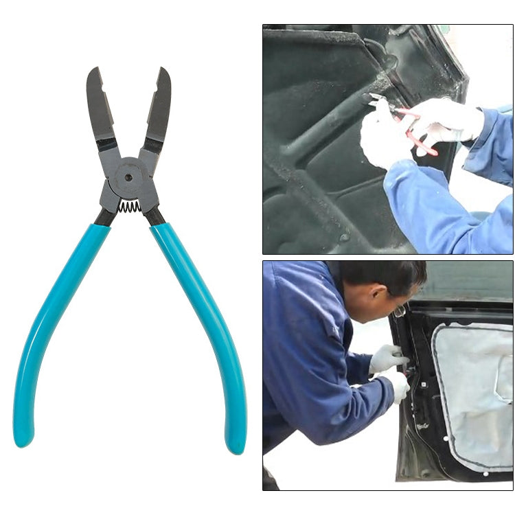 17.5 centimetri Auto Pinza Auto Car Trim Clip Pannello Porta Diagonale Pinza Rivetti di Fissaggio Trim Clip Cutter Remover Puller Tool, Trim Clip Pliers
