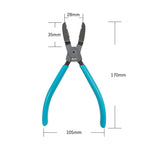 17.5 centimetri Auto Pinza Auto Car Trim Clip Pannello Porta Diagonale Pinza Rivetti di Fissaggio Trim Clip Cutter Remover Puller Tool, Trim Clip Pliers