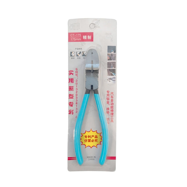 17.5 centimetri Auto Pinza Auto Car Trim Clip Pannello Porta Diagonale Pinza Rivetti di Fissaggio Trim Clip Cutter Remover Puller Tool, Trim Clip Pliers