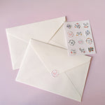 50 PZ Adesivo sigillante GRAZIE 12 Adesivi sigillanti rotondi di ringraziamento, Thankyou Stickers