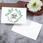 4 pezzi, un set di 6 biglietti di ringraziamento creativi, biglietti d'auguri piegati a metà, Half-Fold Greeting Card