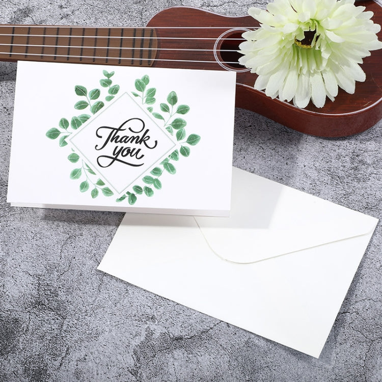 4 pezzi, un set di 6 biglietti di ringraziamento creativi, biglietti d'auguri piegati a metà, Half-Fold Greeting Card