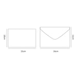 4 pezzi, un set di 6 biglietti di ringraziamento creativi, biglietti d'auguri piegati a metà, Half-Fold Greeting Card