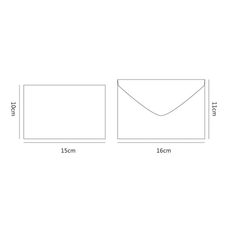 4 pezzi, un set di 6 biglietti di ringraziamento creativi, biglietti d'auguri piegati a metà, Half-Fold Greeting Card