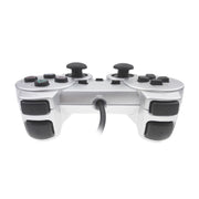 Gamepad cablato Dual Motor Vibration Silver Fuel Injection Gamepad adatto per PS2, For PS2