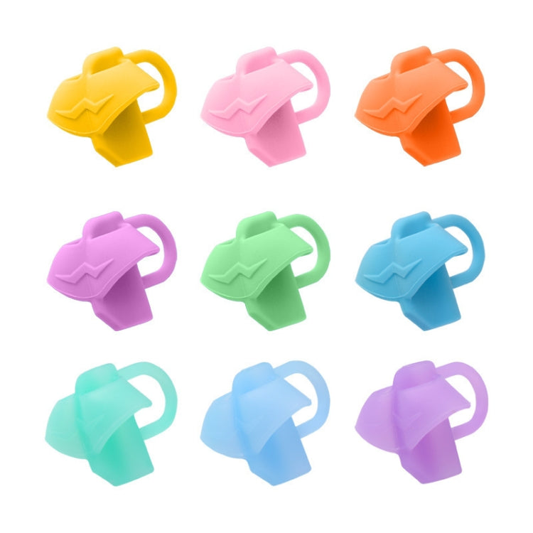 50 PCS Bambini Calligrafia Correzione della Postura Grip Pen AAtifact Silicone Astuccio per matite a tre dita Consegna a colori casuale, 50 PCS