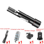 Raschietto elettrico per squame per pesci, strumento di raschiatura wireless automatico per uso domestico, spina CN, Black Single Battery, Black Single Battery+Cutter Head, Black Dual Battery, Black Dual Battery+Cutter Head, Red Single Battery         ...