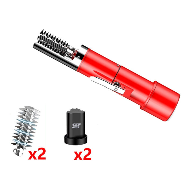 Raschietto elettrico per squame per pesci, strumento di raschiatura wireless automatico per uso domestico, spina CN, Black Single Battery, Black Single Battery+Cutter Head, Black Dual Battery, Black Dual Battery+Cutter Head, Red Single Battery         ...