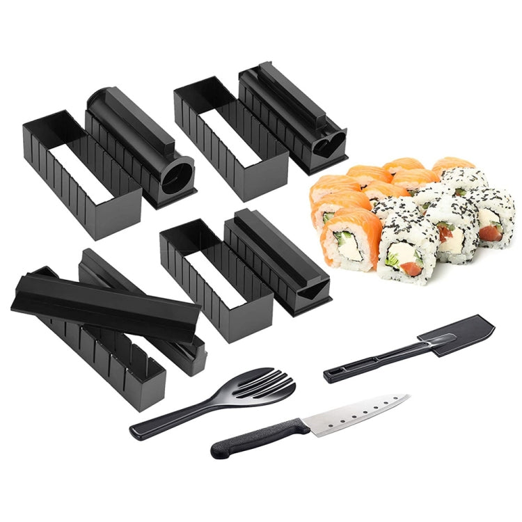 Stampo per sushi 11 in 1 con coltello in plastica HIPS