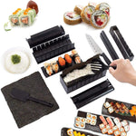 Stampo per sushi 11 in 1 con coltello per sushi Stampo per palline di riso Set di rotoli di sushi creativo per la casa fai-da-te, Sushi Roll Set