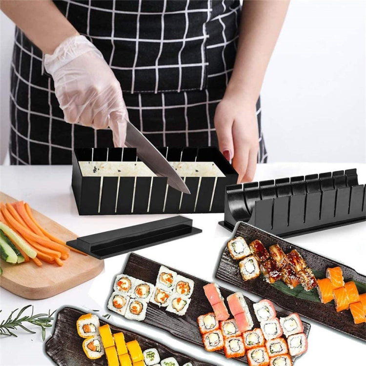 Stampo per sushi 11 in 1 con coltello per sushi Stampo per palline di riso Set di rotoli di sushi creativo per la casa fai-da-te, Sushi Roll Set
