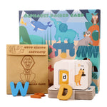 Puzzle 3D doppia faccia in legno per bambini 36+ mesi