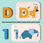 Puzzle 3D doppia faccia in legno per bambini 36+ mesi