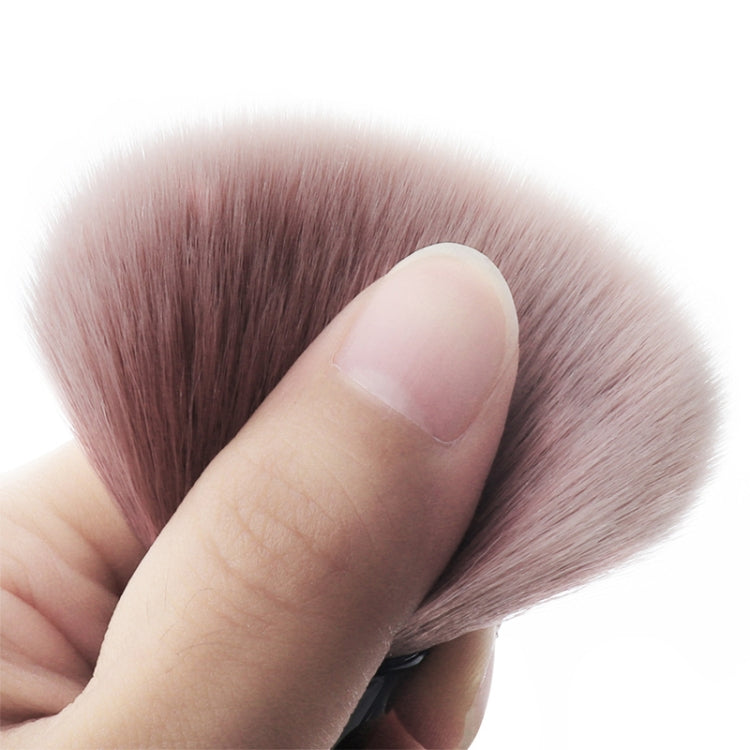 2 pennelli singoli per trucco a vita piccola, per unghie, polvere, fard, polvere sciolta, Pink Green Gradient Rod, Red Rod Red Hiar, Golden Rod Color Hair, Golden Rod Brown Hair, Black Rod Brown Hair, Pink Rod Pink Hair