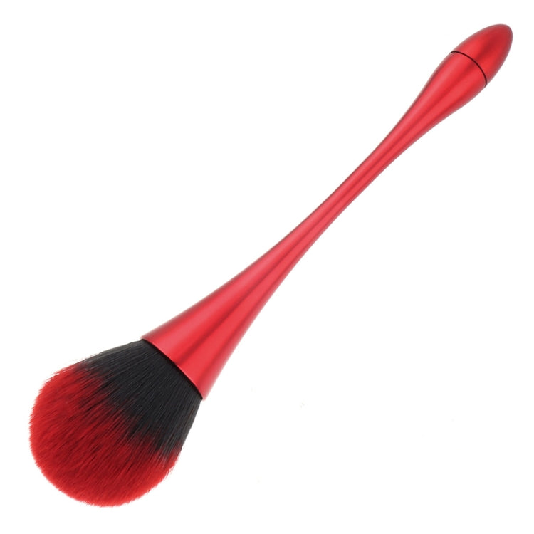 2 pennelli singoli per trucco a vita piccola, per unghie, polvere, fard, polvere sciolta, Pink Green Gradient Rod, Red Rod Red Hiar, Golden Rod Color Hair, Golden Rod Brown Hair, Black Rod Brown Hair, Pink Rod Pink Hair