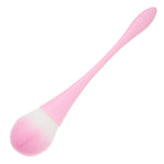 2 pennelli singoli per trucco a vita piccola, per unghie, polvere, fard, polvere sciolta, Pink Green Gradient Rod, Red Rod Red Hiar, Golden Rod Color Hair, Golden Rod Brown Hair, Black Rod Brown Hair, Pink Rod Pink Hair
