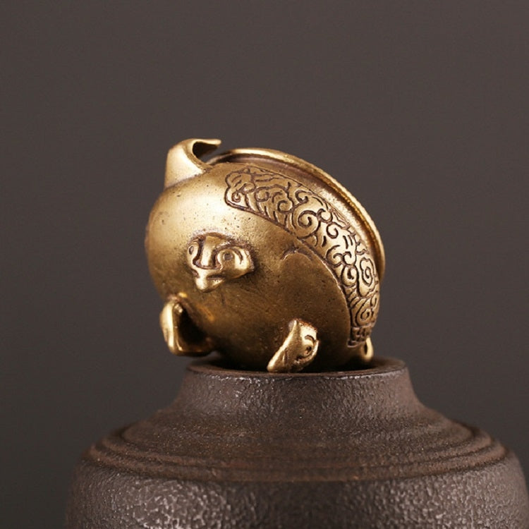 Decorazione domestica della fornace per incensiere con treppiede in bronzo antico, Brass