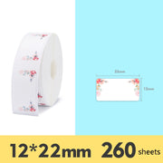 Etichetta termica in carta Etichetta prezzo merce Etichetta adesiva per uso domestico per NIIMBOT D11, Pop Pattern, Bright Yellow Lingge, Spring Breeze, Color Square, Interest Geometry, Cute Rabbit, Maple Leaf, Baby Bear, Alien Spaceship, Rush Sky