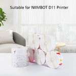 Etichette termiche adesive per NIIMBOT D11, 5x5 cm