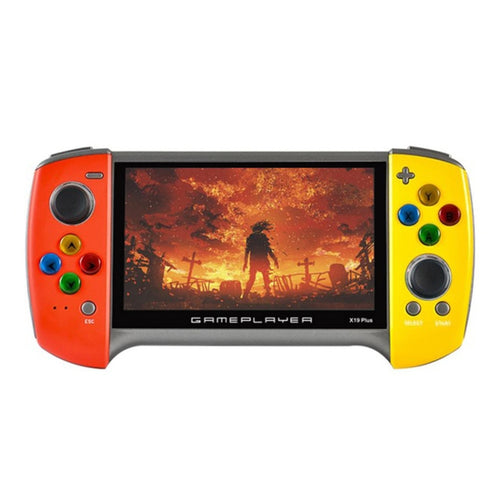 X19 Plus Console di gioco portatile con schermo da 5,1 pollici Supporto memoria 8G Espansione scheda TF e uscita AV, X19 Plus / Red+Yellow, X19 Plus / Red, X19 Plus / Red+Blue