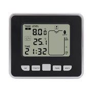 TS-FT002 Indicatore di livello del serbatoio dell'acqua elettronico ad ultrasuoni multifunzionale con indicatore di livello dell'acqua con display del termometro della temperatura interna, TS-FT002