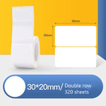 Carta per etichette termiche Carta autoadesiva Etichetta fissa per abbigliamento alimentare Etichetta del prezzo per NIIMBOT B11 / B3S, 30x20mm 320 Sheets, 30x30mm 230 Sheets, 30x40mm 180 Sheets, 40x20mm 320 Sheets, 40x30mm 230 Sheets, 40x80mm 95 Sheet...