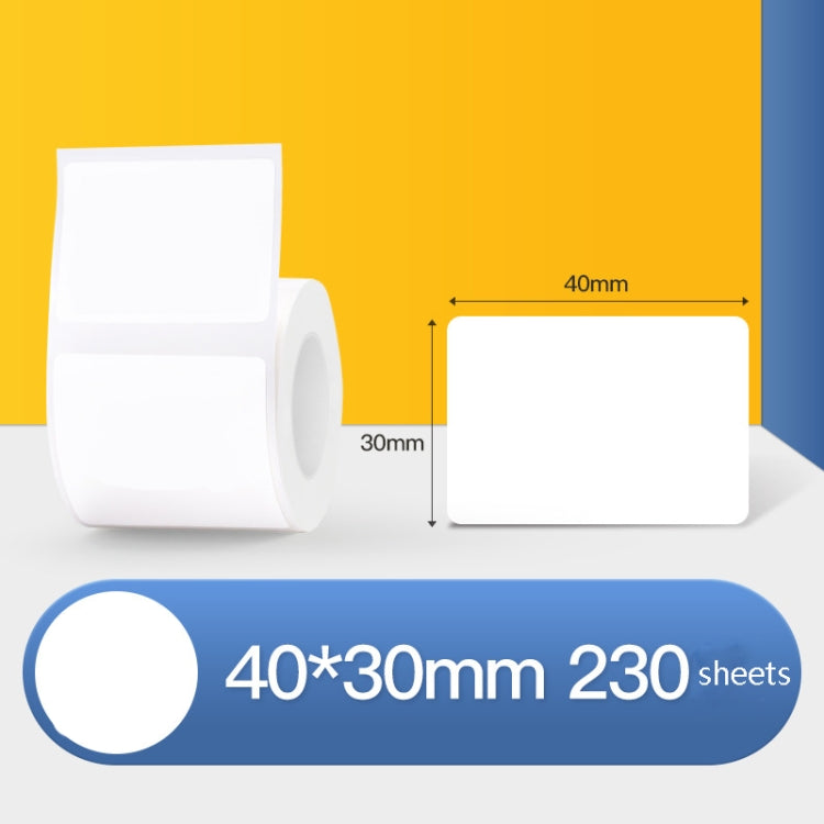 Carta per etichette termiche Carta autoadesiva Etichetta fissa per abbigliamento alimentare Etichetta del prezzo per NIIMBOT B11 / B3S, 30x20mm 320 Sheets, 30x30mm 230 Sheets, 30x40mm 180 Sheets, 40x20mm 320 Sheets, 40x30mm 230 Sheets, 40x80mm 95 Sheet...