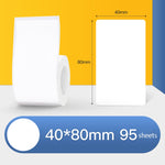 Carta per etichette termiche Carta autoadesiva Etichetta fissa per abbigliamento alimentare Etichetta del prezzo per NIIMBOT B11 / B3S, 30x20mm 320 Sheets, 30x30mm 230 Sheets, 30x40mm 180 Sheets, 40x20mm 320 Sheets, 40x30mm 230 Sheets, 40x80mm 95 Sheet...