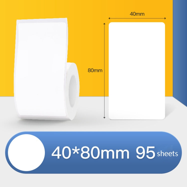 Carta per etichette termiche Carta autoadesiva Etichetta fissa per abbigliamento alimentare Etichetta del prezzo per NIIMBOT B11 / B3S, 30x20mm 320 Sheets, 30x30mm 230 Sheets, 30x40mm 180 Sheets, 40x20mm 320 Sheets, 40x30mm 230 Sheets, 40x80mm 95 Sheet...