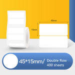 Carta per etichette termiche Carta autoadesiva Etichetta fissa per abbigliamento alimentare Etichetta del prezzo per NIIMBOT B11 / B3S, 30x20mm 320 Sheets, 30x30mm 230 Sheets, 30x40mm 180 Sheets, 40x20mm 320 Sheets, 40x30mm 230 Sheets, 40x80mm 95 Sheet...