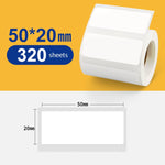 Carta per etichette termiche Carta autoadesiva Etichetta fissa per abbigliamento alimentare Etichetta del prezzo per NIIMBOT B11 / B3S, 30x20mm 320 Sheets, 30x30mm 230 Sheets, 30x40mm 180 Sheets, 40x20mm 320 Sheets, 40x30mm 230 Sheets, 40x80mm 95 Sheet...