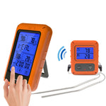 Termometro per alimenti wireless Touch screen per uso domestico Termometro da cucina a doppio canale per barbecue, TS-TP20