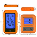 Termometro per alimenti wireless Touch screen per uso domestico Termometro da cucina a doppio canale per barbecue, TS-TP20