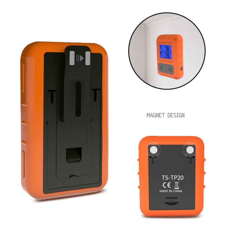 Termometro per alimenti wireless Touch screen per uso domestico Termometro da cucina a doppio canale per barbecue, TS-TP20